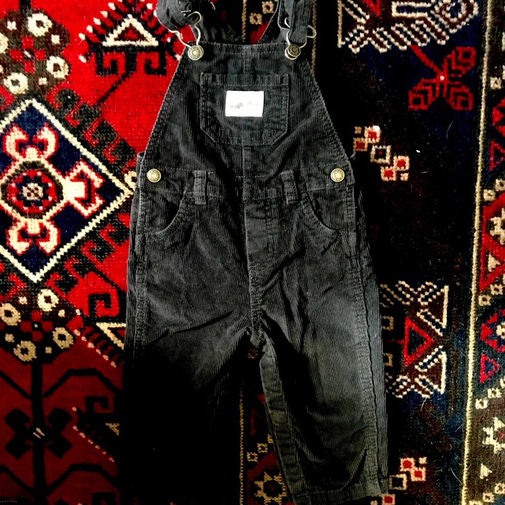 Carter’s Black Corduroy Overalls